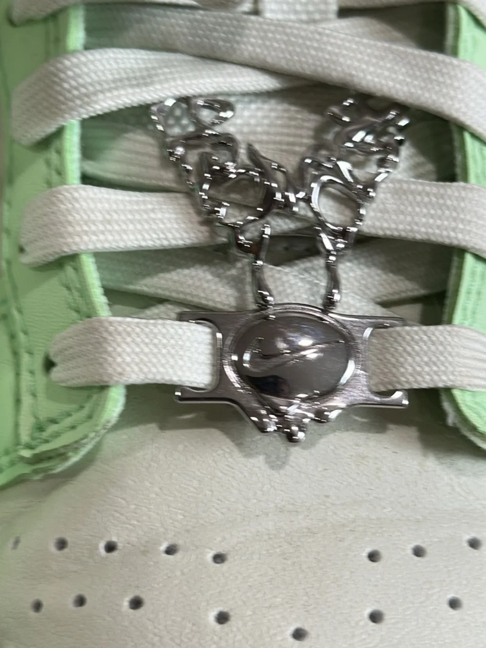Nike Dunk Low Sneakers with metallic charms WOMEN’S Size 8